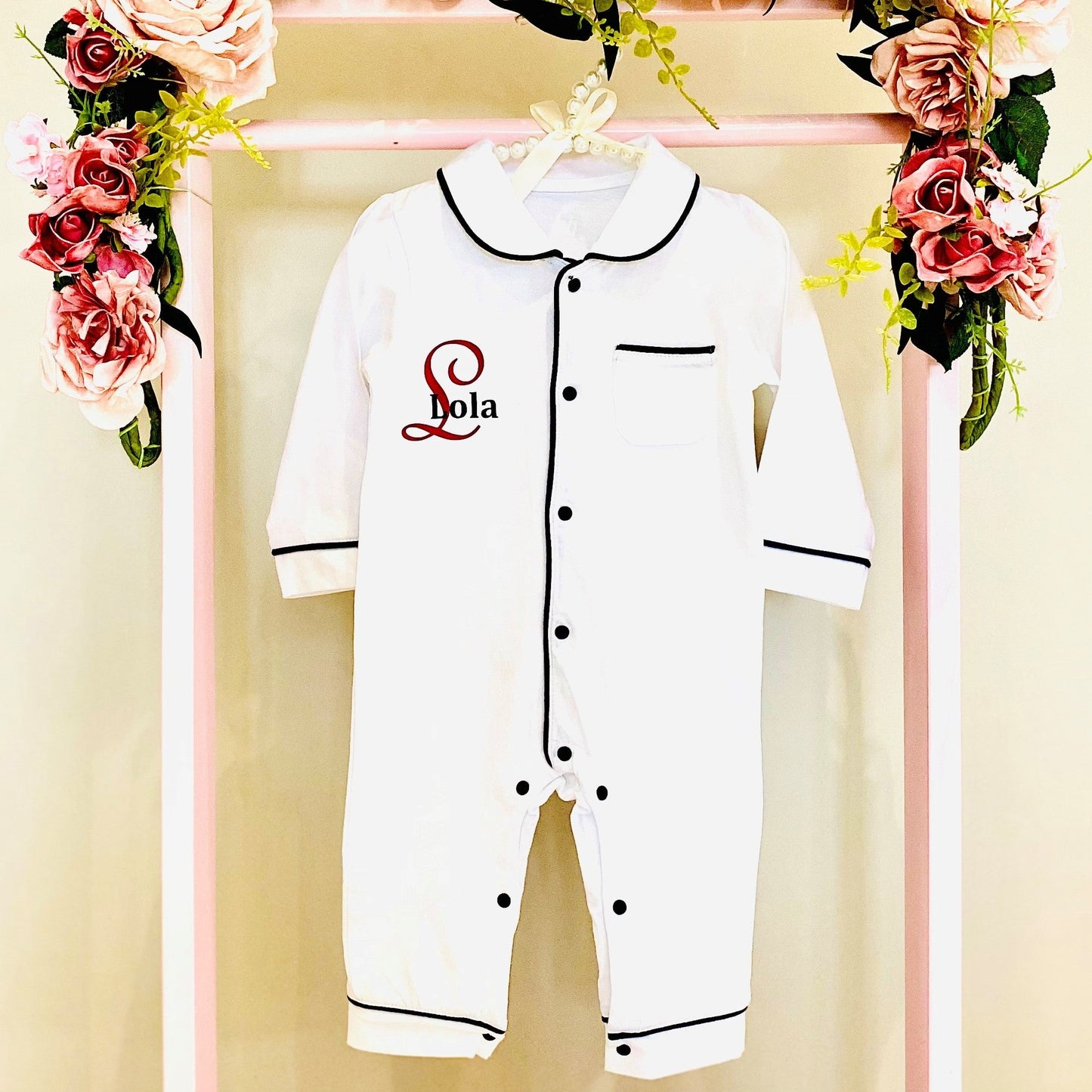 Personalised Baby Sleepsuit
