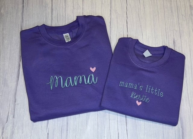Kids Mama's little Bestie Sweatshirt