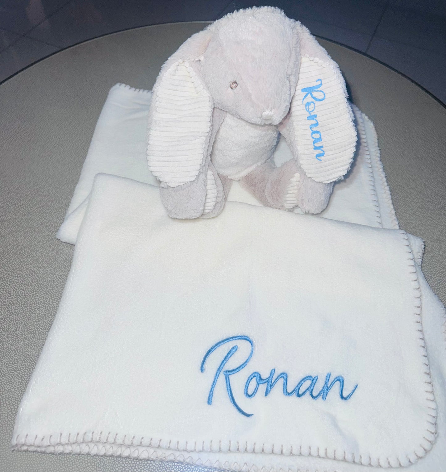 Personalised Rabbit blanket