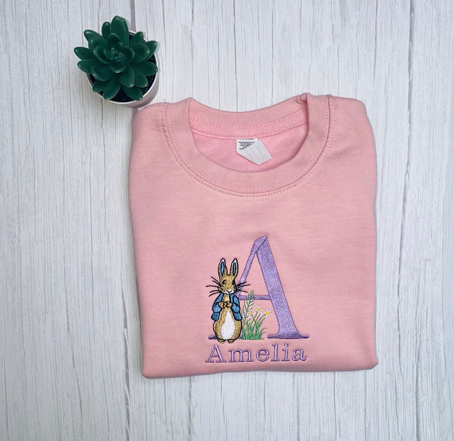 Kid’s Personalised Peter rabbit initials tracksuit