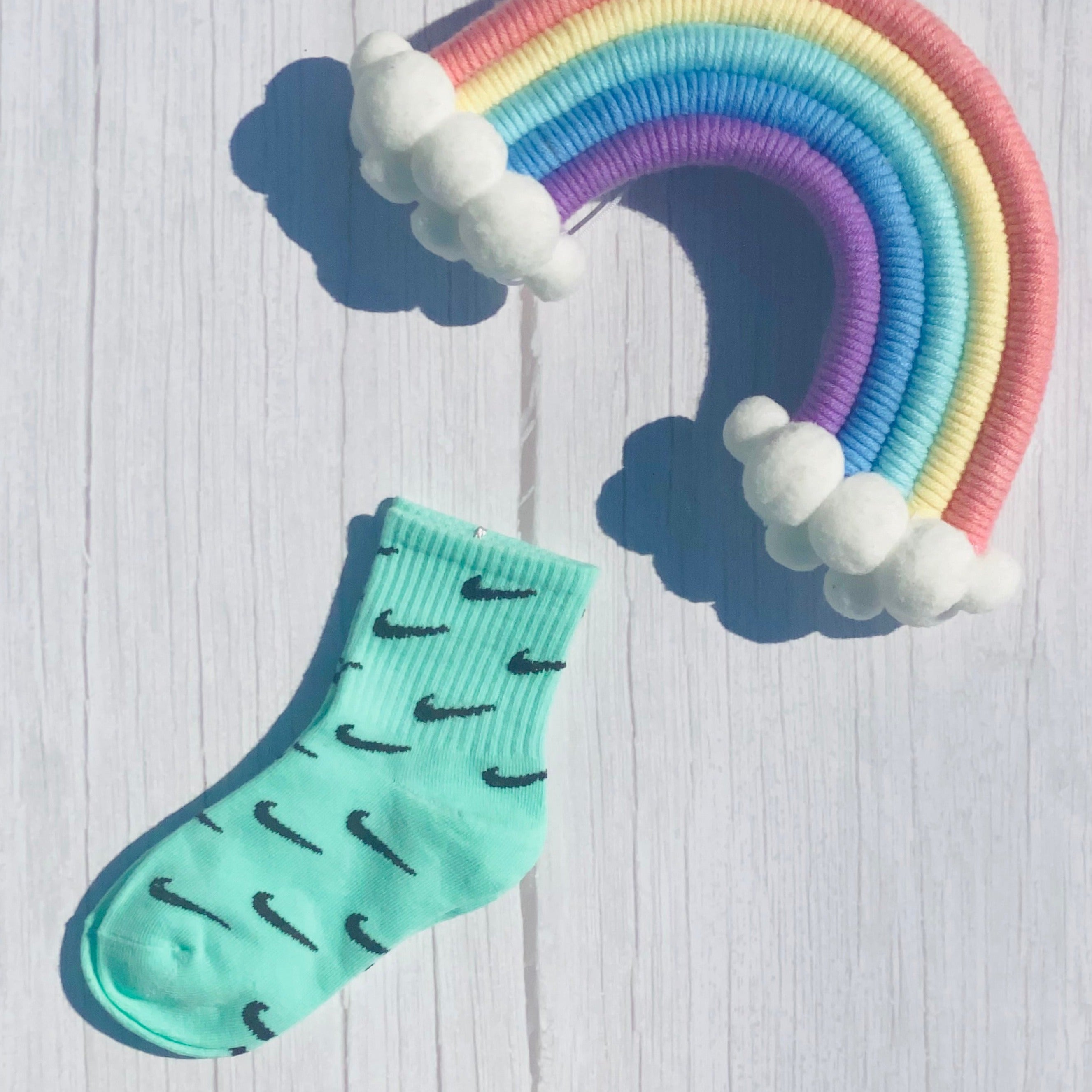 Childrens All Tick Nike Socks Lola and Stitch